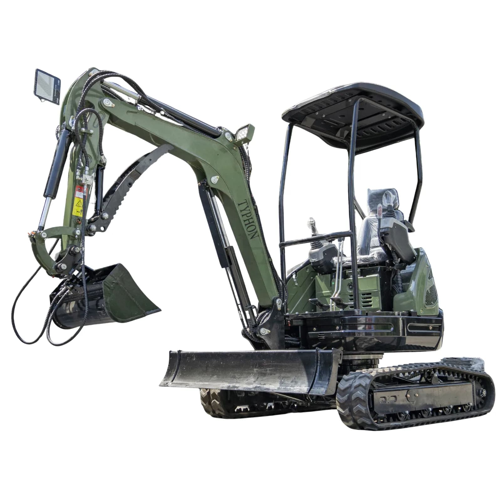 800mm Tilting Bucket Attachment Hydraulic Digging Bucket USA for TERROR XXV and other 2.1-3 Ton Mini Excavators thumbnail 5