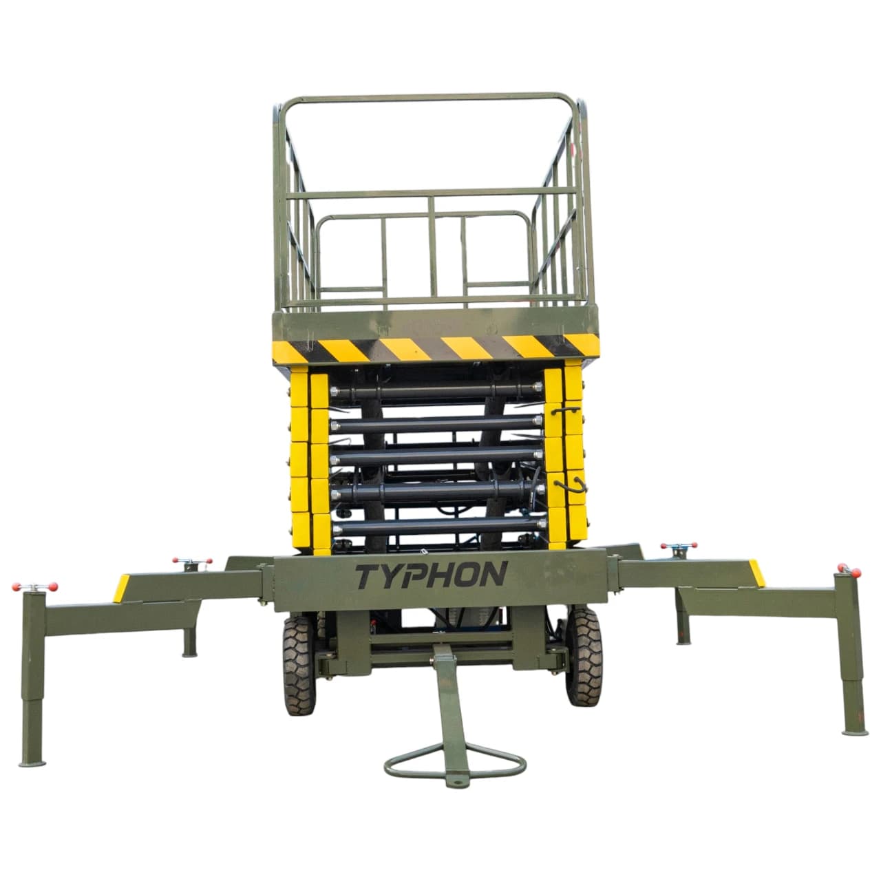 TYPHON xFlex-4065W Walk-Behind Scissor Lift 2.7 Ton with Assisted Walking, Manual outriggers of 40 ft lifting Height & 110V Electric thumbnail 5