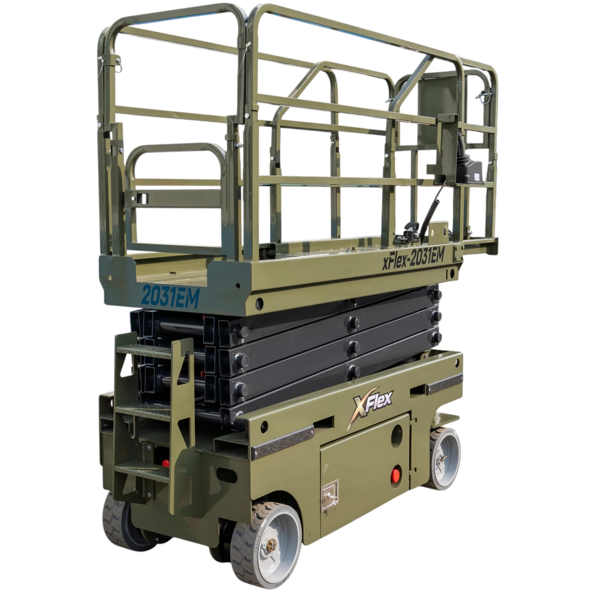 TYPHON xFLEX-2031EM 1.2 Ton Electric Mini Scissor Lift with 20ft Max Platform Height and 19.7" Platform Extend thumbnail 5