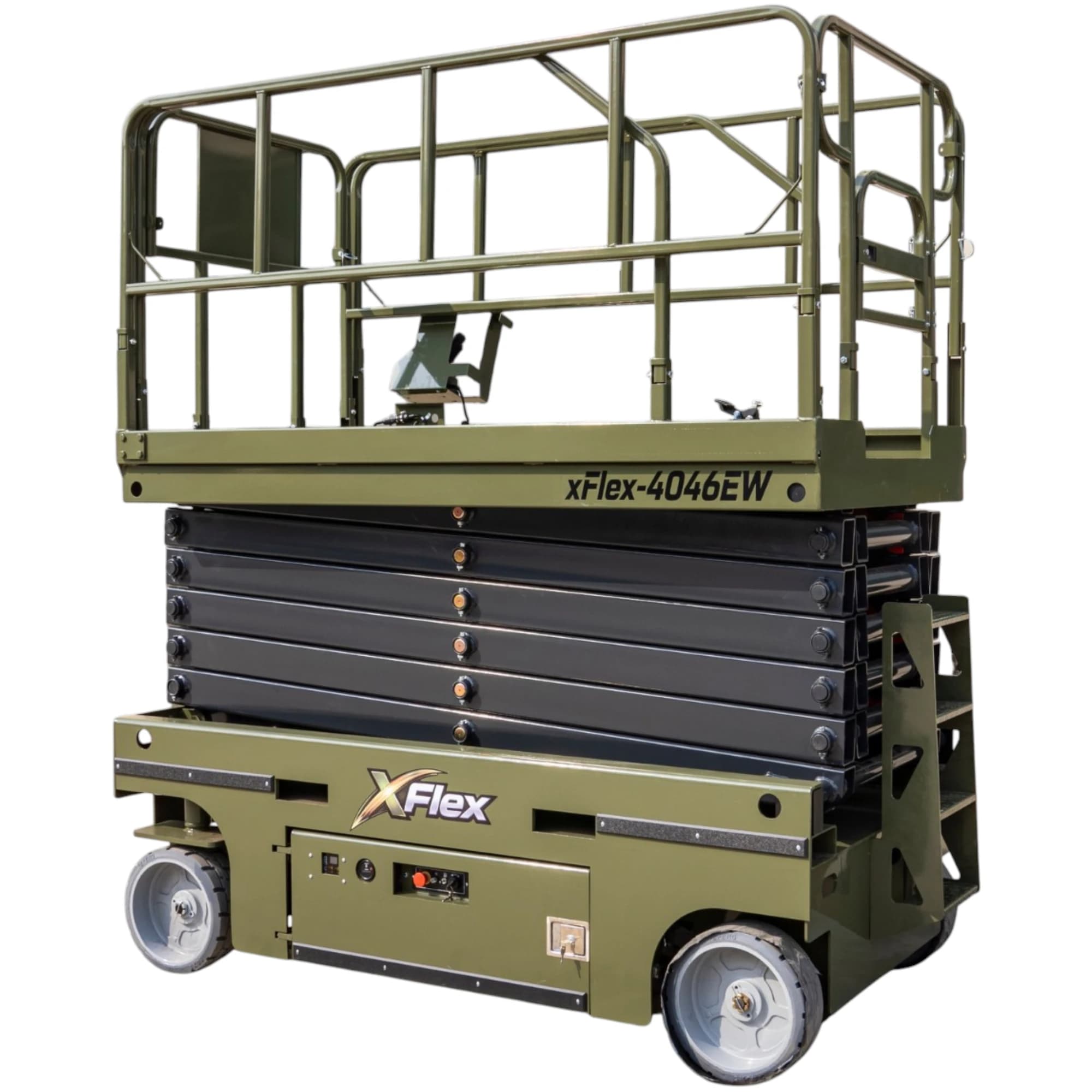TYPHON xFlex-4046EW Electric Wheel Scissor Lift 2.6 Ton operating weight and 40ft platform height with 705lbs Load Capacity thumbnail 5