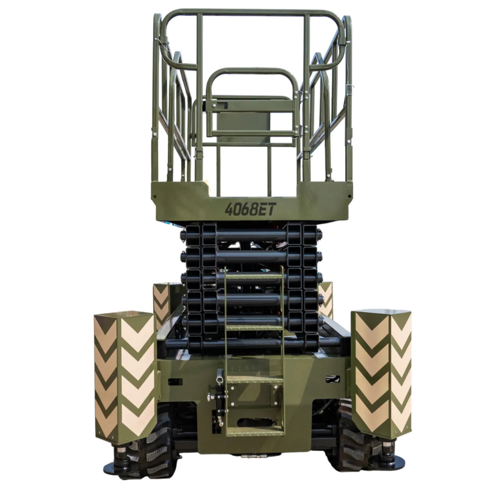 TYPHON xFlex-4068ET Electric Rubber Track Scissor Lift 3.2 Ton with 5.4HP Hydraulic Pump Motor Drive and Hydraulic Lifting Cylinder, 40 ft Max Lifting Height thumbnail 5