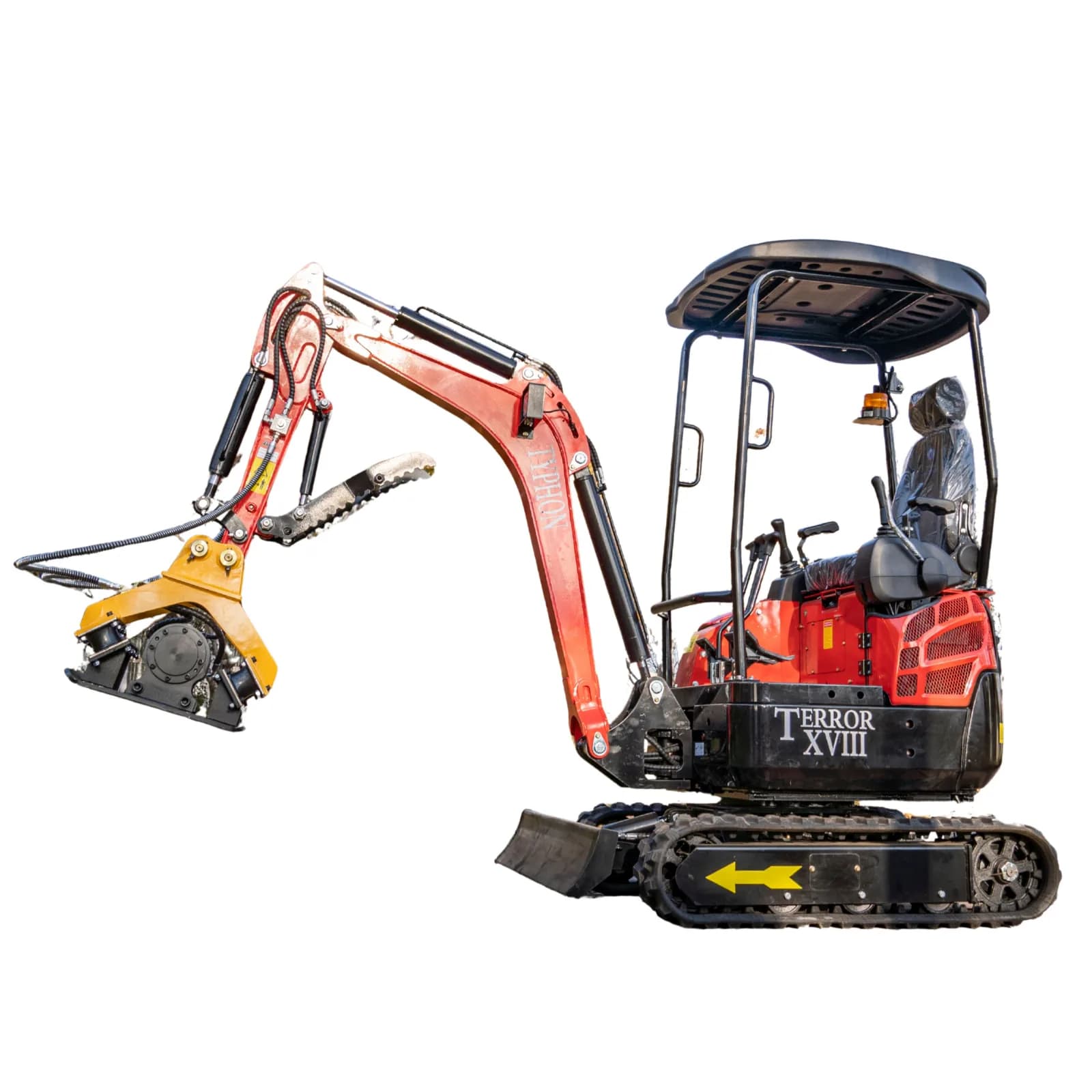 TYPHON Compatible Hydraulic Plate Compactor Attachment for Mini Excavators 1 Ton to 2 Ton thumbnail 5