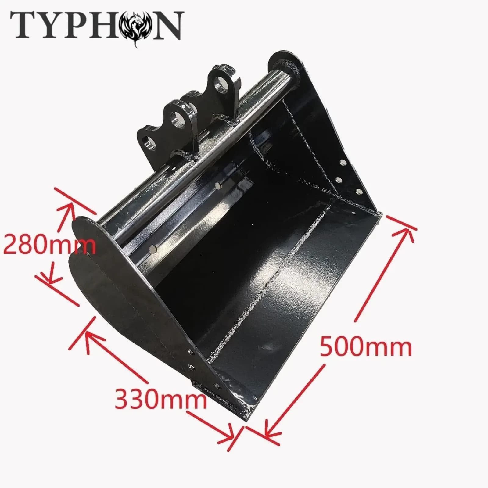 10-in-1 Mini Excavator Attachment Bundle Essential Tools Combo Kit for Worksites thumbnail 12