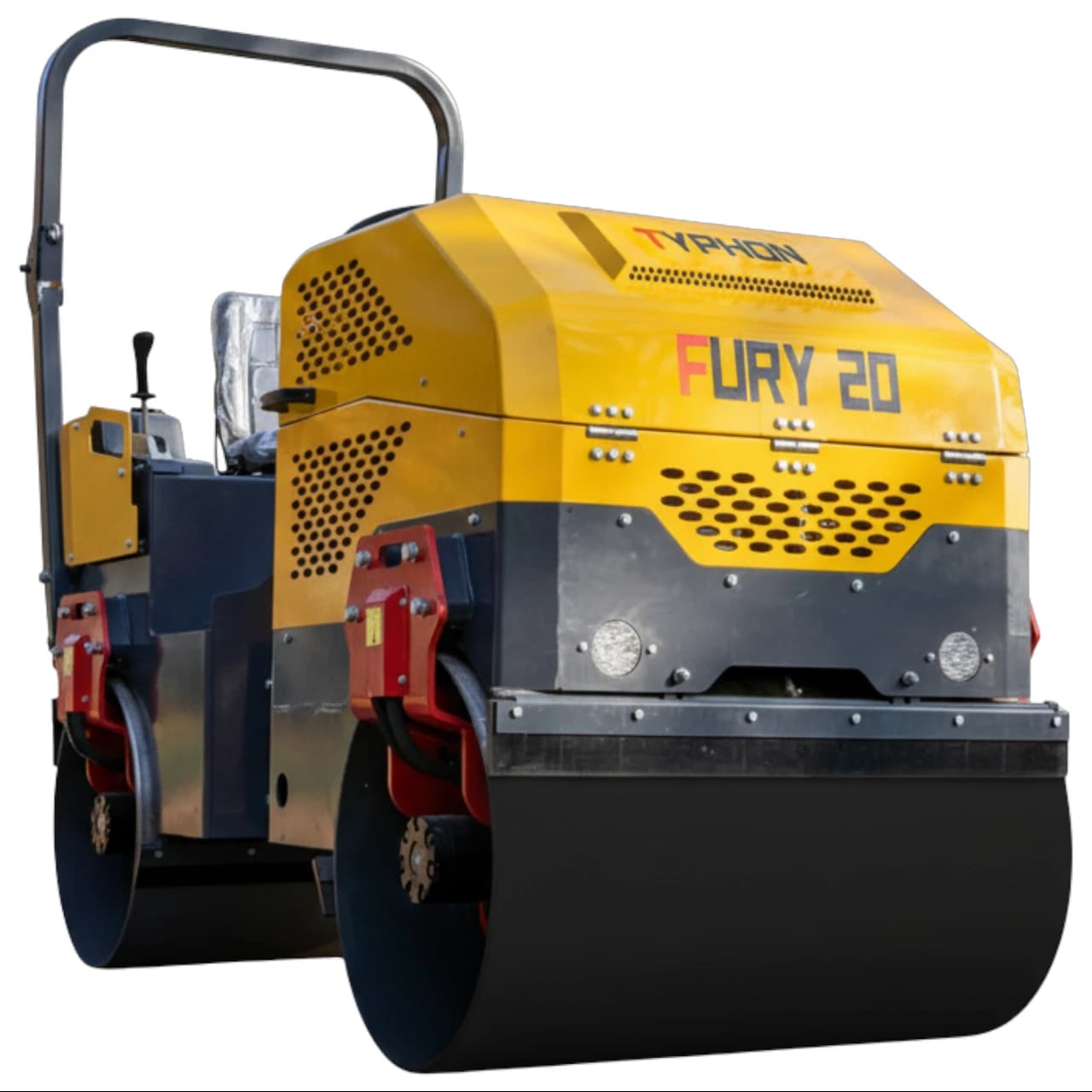 TYPHON FURY 20 Mini Road Roller 2Ton Hydraulic Oil Vibratory B&S 23hp USA engine